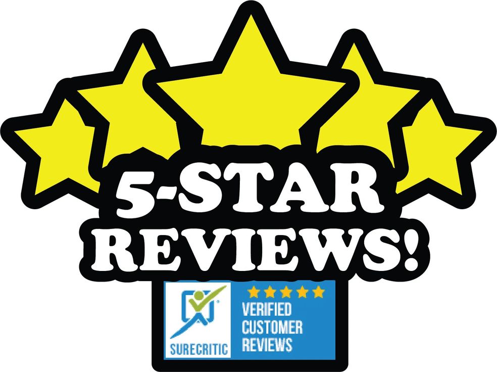 5 Star Reviews on SureCritic