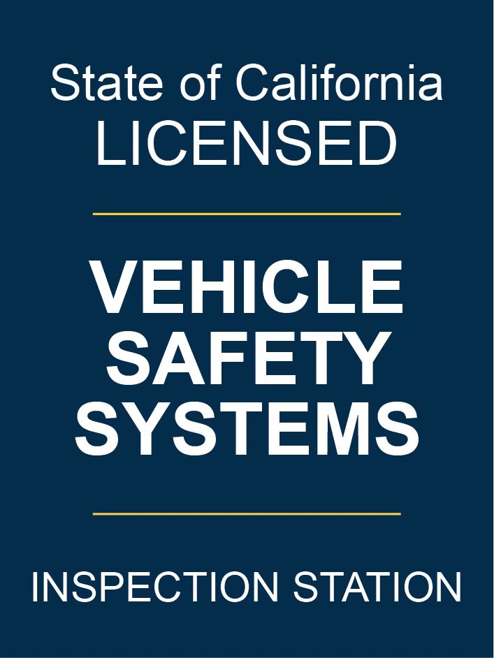 Vehicle Safety Systems Inspection Sign